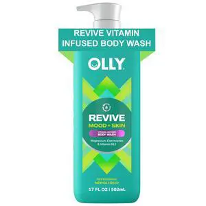 Revive Body Wash with Magnesium, Electrolytes & Vitamin B12 Nourishing Cleanser for Skin Barrier Repair, Deep Hydration, Refreshing Nerolidew Scent, 17 oz Revive Body Wash with Magnesium, Electrolytes & Vitamin B12 Nourishing Cleanser for Skin Barrier Repair, Deep Hydration, Refreshing Nerolidew Scent, 17 oz
