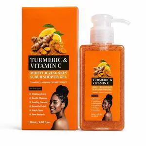 Turmeric Orange Vitamin C Body Wash with Cocoa Seed Exfoliant,Turmeric Scrub Shower Gel Mattifying Scrub for Uneven Skin Texture Cleansing & Moisturizing Skincare, for All Skin Types (1, 4.05 fl oz) Turmeric Orange Vitamin C Body Wash with Cocoa Seed Exfoliant,Turmeric Scrub Shower Gel Mattifying Scrub for Uneven Skin Texture Cleansing & Moisturizing Skincare, for All Skin Types (1, 4.05 fl oz)