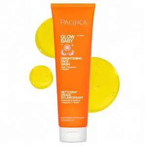 Glow Baby Brightening Facial Cleanser 5oz Vitamin C & Glycolic Acid (AHA) Face Wash for Radiance Daily Cleanser for Anti-Aging Exfoliating for Smooth, Even Glowing Skin Vegan Clean Beauty Glow Baby Brightening Facial Cleanser 5oz Vitamin C & Glycolic Acid (AHA) Face Wash for Radiance Daily Cleanser for Anti-Aging Exfoliating for Smooth, Even Glowing Skin Vegan Clean Beauty