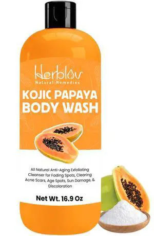 Kojic Acid Soap for Hyperpigmentation Skin Brightening Kojic Papaya Body Wash Dark Spot Soap Reduces Acne, Scars, and Evens Skin Tone Turmeric Body Wash for Brighter Glowing Face Kojic Acid Soap for Hyperpigmentation Skin Brightening Kojic Papaya Body Wash Dark Spot Soap Reduces Acne, Scars, and Evens Skin Tone Turmeric Body Wash for Brighter Glowing Face