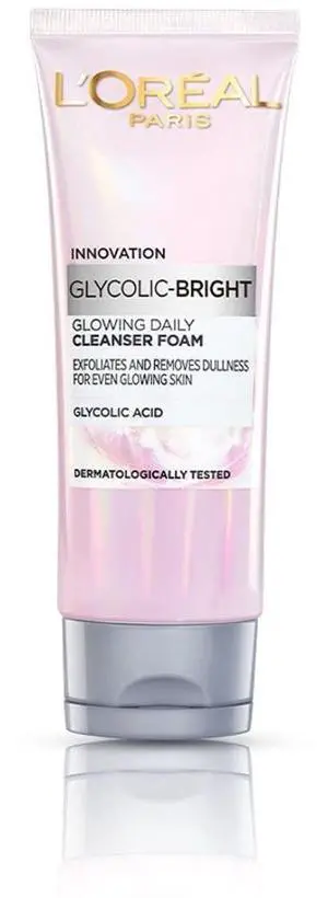 Glycolic Bright Daily Foaming Facial Cleanser, 50ml |Daily Glowing Face Wash for Dull Skin Glycolic Bright Daily Foaming Facial Cleanser, 50ml |Daily Glowing Face Wash for Dull Skin