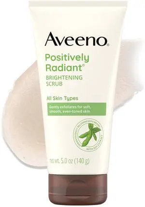 Positively Radiant Skin Brightening Exfoliating Daily Face Wash Scrub, Gentle with Moisture-Rich Soy Extract, Helps Improve Skin Tone & Texture, Oil- & Soap-Free, Hypoallergenic, 5 Oz Positively Radiant Skin Brightening Exfoliating Daily Face Wash Scrub, Gentle with Moisture-Rich Soy Extract, Helps Improve Skin Tone & Texture, Oil- & Soap-Free, Hypoallergenic, 5 Oz