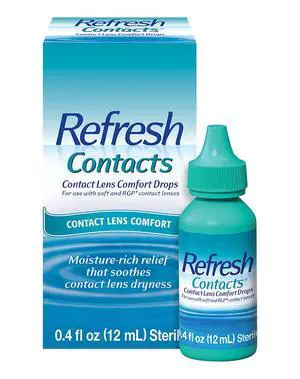 CONTACTS Contact Lens Comfort Drops Artificial Tears Contact Lens Rewetter, 0.4 fl oz (12 mL) CONTACTS Contact Lens Comfort Drops Artificial Tears Contact Lens Rewetter, 0.4 fl oz (12 mL)
