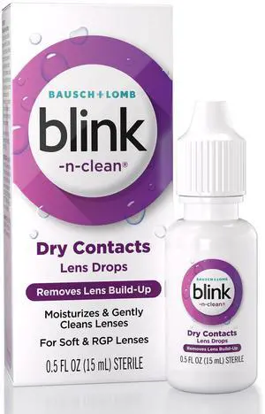 N-Clean Contact Lens Drop, Rewetting Drops for Soft & RGP Contact Lenses, Instantly Moisturizes, Removes Lens Build-Up, Cleans Lenses and Hydrates Eyes During Wear, 0.5 Fl Oz N-Clean Contact Lens Drop, Rewetting Drops for Soft & RGP Contact Lenses, Instantly Moisturizes, Removes Lens Build-Up, Cleans Lenses and Hydrates Eyes During Wear, 0.5 Fl Oz