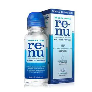 Contact Lens Solution, Advanced Formula, Multi-Purpose Solution with Lens Case, Travel Kit, Gently Cleans, Disinfects, Moisturizes & Hydrates Soft Lenses for All-Day Comfort, 2 FL Oz Contact Lens Solution, Advanced Formula, Multi-Purpose Solution with Lens Case, Travel Kit, Gently Cleans, Disinfects, Moisturizes & Hydrates Soft Lenses for All-Day Comfort, 2 FL Oz