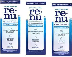 Renu Multi-Purpose Contact Lens Solution Travel Size,2 Fl Oz (Pack of 3) Renu Multi-Purpose Contact Lens Solution Travel Size,2 Fl Oz (Pack of 3)