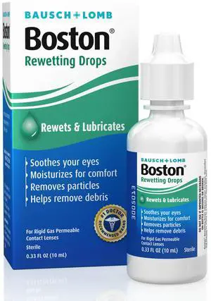 Rewetting Drops for Rigid Gas Permeable (RGP) Lens, Moisturizes & Soothes Eyes, Removes Debris & Particles, Restores Tear Layer, 0.33 Fl Oz Rewetting Drops for Rigid Gas Permeable (RGP) Lens, Moisturizes & Soothes Eyes, Removes Debris & Particles, Restores Tear Layer, 0.33 Fl Oz