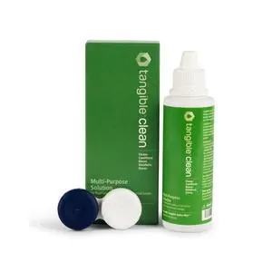 Clean Multi-Purpose Contact Lens Solution with Lens Case, Travel Size 3.4 FL Oz Clean Multi-Purpose Contact Lens Solution with Lens Case, Travel Size 3.4 FL Oz