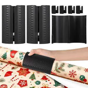 Wrapping Paper Cutter with Replaceable Blades Gift Wrap Roll Sliding Cutter Tool, Open/Closed Modes, Safe & Easy Trimmer for Christmas, Birthday & Holiday Wrapping Wrapping Paper Cutter with Replaceable Blades Gift Wrap Roll Sliding Cutter Tool, Open/Closed Modes, Safe & Easy Trimmer for Christmas, Birthday & Holiday Wrapping