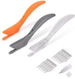 Wrapping Paper Cutter 3PCS Gift Wrap Cutter,Concealed Blade Safety Knife with 10 Replaceable Blade for Birthday Paper Gift Wrapping Paper Roll Cutter and Christmas Wrapping Paper Cutter Tool Wrapping Paper Cutter 3PCS Gift Wrap Cutter,Concealed Blade Safety Knife with 10 Replaceable Blade for Birthday Paper Gift Wrapping Paper Roll Cutter and Christmas Wrapping Paper Cutter Tool