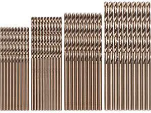 40-Pc M35 Cobalt Twist Drill Bit Set 3/64 to 3/32 for Hard Metal 40-Pc M35 Cobalt Twist Drill Bit Set 3/64 to 3/32 for Hard Metal