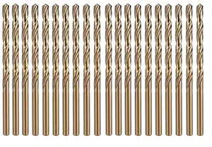 1/16 Inch Cobalt Drill Bit Set, M35 Jobber Length Twist Drill Bits,Suitable for Drilling in Hard Metal, Stainless Steel, Cast Iron,20 Pieces 1/16 Inch Cobalt Drill Bit Set, M35 Jobber Length Twist Drill Bits,Suitable for Drilling in Hard Metal, Stainless Steel, Cast Iron,20 Pieces