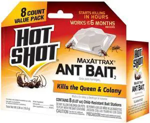 MaxAttrax Ant Bait 8 Count, Child-Resistant Bait Stations MaxAttrax Ant Bait 8 Count, Child-Resistant Bait Stations