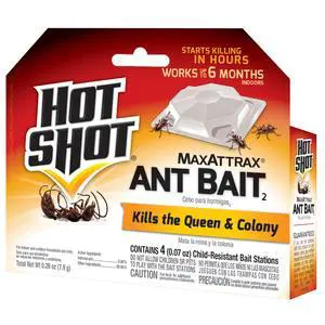 MaxAttrax Ant Bait, 0.07 oz Bait Stations, 4 Count, 1 Pack MaxAttrax Ant Bait, 0.07 oz Bait Stations, 4 Count, 1 Pack