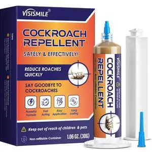 Cockroach Gel Bait Indoor and Outdoor: Roach Repellents for German Cockroaches, Small Roaches Cockroach Deterrent for Homes and Kitchens 1 PCS Cockroach Gel Bait Indoor and Outdoor: Roach Repellents for German Cockroaches, Small Roaches Cockroach Deterrent for Homes and Kitchens 1 PCS