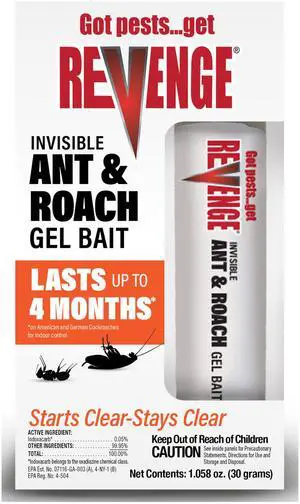 Revenge Invisible Ant & Roach Gel Bait Revenge Invisible Ant & Roach Gel Bait