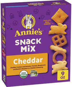 Organic Cheddar Snack Mix, 9 oz Organic Cheddar Snack Mix, 9 oz