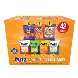Snack Variety Pack Individual Snacks, Includes Potato Chips, Cheese Curls, Popcorn, and Party Mix, Crunchy Travel Snacks for Lunches, Vending Machines, and Enjoying on the Go (Pack of 42) Snack Variety Pack Individual Snacks, Includes Potato Chips, Cheese Curls, Popcorn, and Party Mix, Crunchy Travel Snacks for Lunches, Vending Machines, and Enjoying on the Go (Pack of 42)