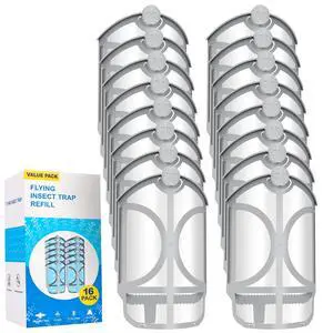 16 Pack Flying Trap Refills Compatible with Flying Insect Trap Refill, Insect Replacement Kit for M364 M364A and Max Fully Compatible Size 16 Pack Flying Trap Refills Compatible with Flying Insect Trap Refill, Insect Replacement Kit for M364 M364A and Max Fully Compatible Size