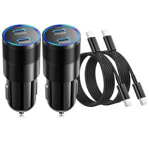 USB C Car Charger 40W, Dual USB-C PD3.0 Fast Charging Car Charger USB C Car Charger 40W, Dual USB-C PD3.0 Fast Charging Car Charger