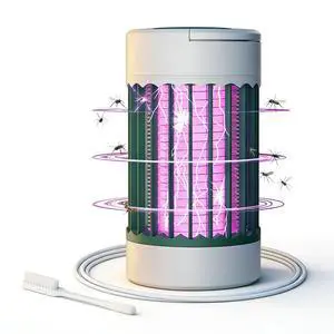 Bug Zapper - Portable Electric Mosquitoes and Flying Insect Trap Light | High Powered Wireless Killer Lamp | Must Haves for Kitchen, Camping, Room, Home Rechargeable Indoor Out Bug Zapper - Portable Electric Mosquitoes and Flying Insect Trap Light | High Powered Wireless Killer Lamp | Must Haves for Kitchen, Camping, Room, Home Rechargeable Indoor Out