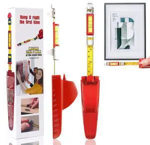 All in One Picture Hanging Tool Kit with Level, Portable Picture Leveling, Picture Hanging Level for Hang Pictures, Mirrors, TVs All in One Picture Hanging Tool Kit with Level, Portable Picture Leveling, Picture Hanging Level for Hang Pictures, Mirrors, TVs