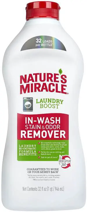 Laundry Boost In-Wash Pet Stain & Odor Remover, 32 oz Laundry Boost In-Wash Pet Stain & Odor Remover, 32 oz