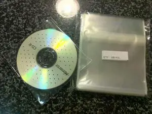 100 Pcs 4 7/8 X 4 7/8 Clear CD DVD Disc Sleeves - Non Paper 100 Pcs 4 7/8 X 4 7/8 Clear CD DVD Disc Sleeves - Non Paper