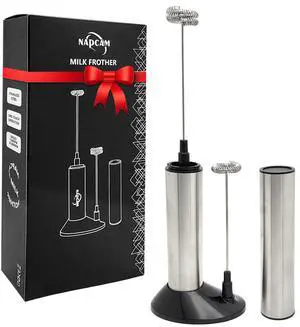 electric milk frother USB rechargeable portable handheld 2 speed whisk stirrer option ideal for almond milk hot chocolate nespresso matcha milk steamer protein drink mixer coffee accessories electric milk frother USB rechargeable portable handheld 2 speed whisk stirrer option ideal for almond milk hot chocolate nespresso matcha milk steamer protein drink mixer coffee accessories