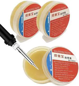 Soldering Flux, Rosin Flux,Soldering Paste,Solder Flux, Lead-free and No Clean Flux for Chip PCB Motherboard,Electronics,Mobile Phone, Home Appliance Welding (3pcs 32g) Soldering Flux, Rosin Flux,Soldering Paste,Solder Flux, Lead-free and No Clean Flux for Chip PCB Motherboard,Electronics,Mobile Phone, Home Appliance Welding (3pcs 32g)