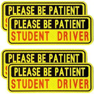 4 PCS Student Driver Magnet for Car, New Driver Magnet for Car 4 PCS Student Driver Magnet for Car, New Driver Magnet for Car