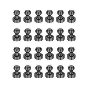 Black Magnetic Metal Push Pins, Fridge Magnets Push Pins for Kitchen, Whiteboard, Office, Classroom and Map - Small Powerful Refrigerator Magnets,Super Strong Fridge Magnet - 24Pack Black Magnetic Metal Push Pins, Fridge Magnets Push Pins for Kitchen, Whiteboard, Office, Classroom and Map - Small Powerful Refrigerator Magnets,Super Strong Fridge Magnet - 24Pack