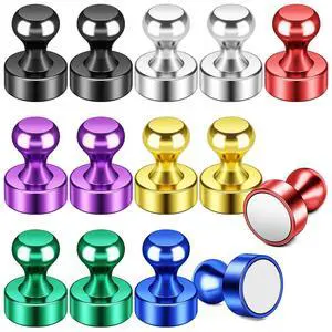 Fridge Magnets, Magnets for Whiteboard, Kitchen, 14 Pack, Colorful Fridge Magnets, Magnets for Whiteboard, Kitchen, 14 Pack, Colorful