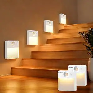 2-Pack Rechargeable Square Motion Sensor LED Night Lights 2-Pack Rechargeable Square Motion Sensor LED Night Lights