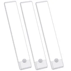 Motion Sensor Under Cabinet Lights, 3-Pack, Cool White, 8 inch Motion Sensor Under Cabinet Lights, 3-Pack, Cool White, 8 inch