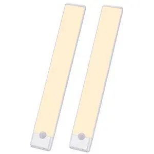 Motion Sensor Under Cabinet Lights, 2-Pack, Warm White, 12 inch Motion Sensor Under Cabinet Lights, 2-Pack, Warm White, 12 inch