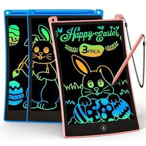 Kids Toys 3 Pack LCD Writing Tablet, Colorful Drawing Pad Erasable Doodle Board, Educational Learning Toys Birthday Gifts for Boys Girls Age 3 4 5 6 7 8(Blue & Pink & SkyBlue) Kids Toys 3 Pack LCD Writing Tablet, Colorful Drawing Pad Erasable Doodle Board, Educational Learning Toys Birthday Gifts for Boys Girls Age 3 4 5 6 7 8(Blue & Pink & SkyBlue)