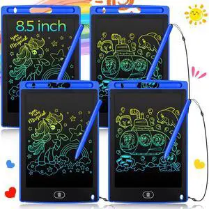 4 Pcs LCD Writing Tablet for Kids, 8.5 Inch Colorful Toddler Doodle Board Tablet, Reusable Electronic LCD Writing Board for Boys Girls Age 3-8 Birthday Gifts(Blue) 4 Pcs LCD Writing Tablet for Kids, 8.5 Inch Colorful Toddler Doodle Board Tablet, Reusable Electronic LCD Writing Board for Boys Girls Age 3-8 Birthday Gifts(Blue)