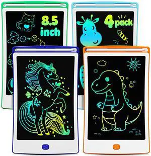 4 Pack LCD Writing Tablet, 8.5 Inch Colorful Toddlers Drawing Tablet for Kids, Creative Doodle Board Drawing Pad, Toy Birthday Gift for 3-6 Year Old Girls Boys 4 Pack LCD Writing Tablet, 8.5 Inch Colorful Toddlers Drawing Tablet for Kids, Creative Doodle Board Drawing Pad, Toy Birthday Gift for 3-6 Year Old Girls Boys