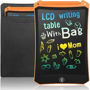 LCD Writing Tablet, Colorful Drawing Tablet with Protect Bag, Kids Drawing Pad 8.5 Inch Doodle Board,Toddler Boy and Girl Learning Toys Gift for 3 4 5 6 Years Old (Orange) LCD Writing Tablet, Colorful Drawing Tablet with Protect Bag, Kids Drawing Pad 8.5 Inch Doodle Board,Toddler Boy and Girl Learning Toys Gift for 3 4 5 6 Years Old (Orange)