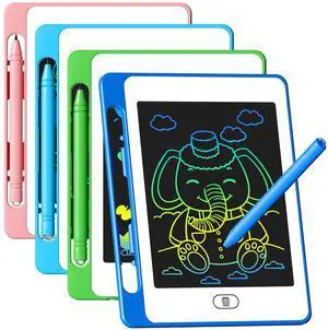 4 Pack LCD Writing Tablet for Kids, 6.5 Inch Colorful Doodle Board Drawing Tablet, Erasable Reusable Electronic Drawing Pads, Educational Learning Toys Birthday Gifts for Girls Boys Age 3 4 5 6 7 8 4 Pack LCD Writing Tablet for Kids, 6.5 Inch Colorful Doodle Board Drawing Tablet, Erasable Reusable Electronic Drawing Pads, Educational Learning Toys Birthday Gifts for Girls Boys Age 3 4 5 6 7 8