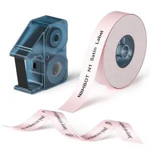 N1 Satin Ribbon Set, Only for N1 Label Maker, Pink N1 Satin Ribbon Set, Only for N1 Label Maker, Pink