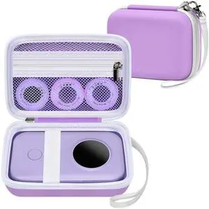 Hard EVA Case for Phomemo D30/D35 for Nelko P21 Label Maker Purple Hard EVA Case for Phomemo D30/D35 for Nelko P21 Label Maker Purple