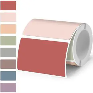 8 Colors/ 1 Roll Square Thermal Sticker Labels Self Adhesive Direct Thermal Labels Multipurpose Printer Paper for DIY, Name Tag, 1.18 x 1.97 Inches/ 30 x 50 mm(Morandi Color) 8 Colors/ 1 Roll Square Thermal Sticker Labels Self Adhesive Direct Thermal Labels Multipurpose Printer Paper for DIY, Name Tag, 1.18 x 1.97 Inches/ 30 x 50 mm(Morandi Color)