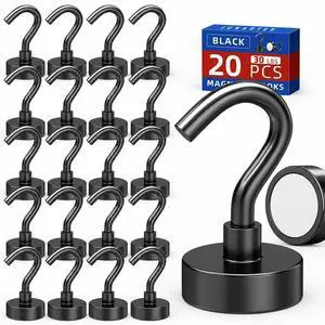 20 Pack Magnetic Hooks, 30lbs Magnet Hooks for Cruise Cabins 20 Pack Magnetic Hooks, 30lbs Magnet Hooks for Cruise Cabins