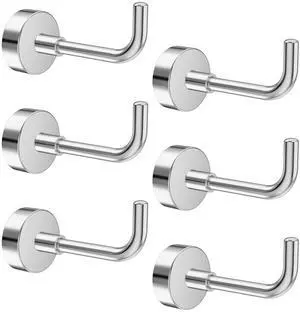 6Pack Heavy Duty Magnetic Hooks, Strong Neodymium Magnetic Hangers 6Pack Heavy Duty Magnetic Hooks, Strong Neodymium Magnetic Hangers