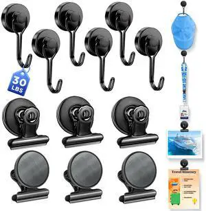 30lbs+ Magnetic Hooks and Clips for Cruise Cabins, 12 Pack Cruise Magnetic Organizer for Hanging Clothes, Hat, Lanyards, Daily Schedules - Cruise Essentials 2026, Magnetic Hanger for Classroom, Fridge 30lbs+ Magnetic Hooks and Clips for Cruise Cabins, 12 Pack Cruise Magnetic Organizer for Hanging Clothes, Hat, Lanyards, Daily Schedules - Cruise Essentials 2026, Magnetic Hanger for Classroom, Fridge
