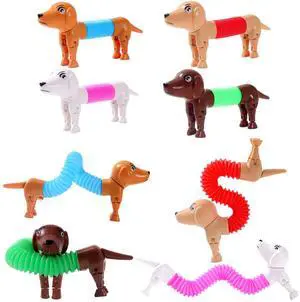 Dog pop Tubes fidgets, Sensory Toys for Kids with Autism,Fidget Toys for Toddlers,Dog Party Favors, Stocking Stuffers for Kids4 Pack Dog Dog pop Tubes fidgets, Sensory Toys for Kids with Autism,Fidget Toys for Toddlers,Dog Party Favors, Stocking Stuffers for Kids4 Pack Dog