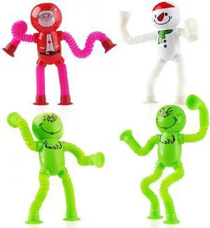 4Pcs Christmas Pop Tube Sensory Toys,Grenn Monster Telescopic Suction Fidget Toys for Kids Toddler with ADHD or Autism,Christmas Stocking Stuffers Party Favors Gifts Idea for Boys Girls 4Pcs Christmas Pop Tube Sensory Toys,Grenn Monster Telescopic Suction Fidget Toys for Kids Toddler with ADHD or Autism,Christmas Stocking Stuffers Party Favors Gifts Idea for Boys Girls