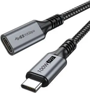 USB C Extension Cable 3FT(100W/10Gbps/4K@60Hz) USB C Extension Cable 3FT(100W/10Gbps/4K@60Hz)